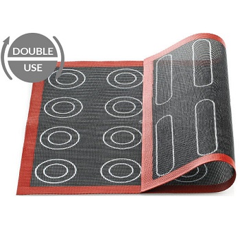 Silikomart Air Mat Eclair & Choux Silicon Baking Mat- 300 x 400mm